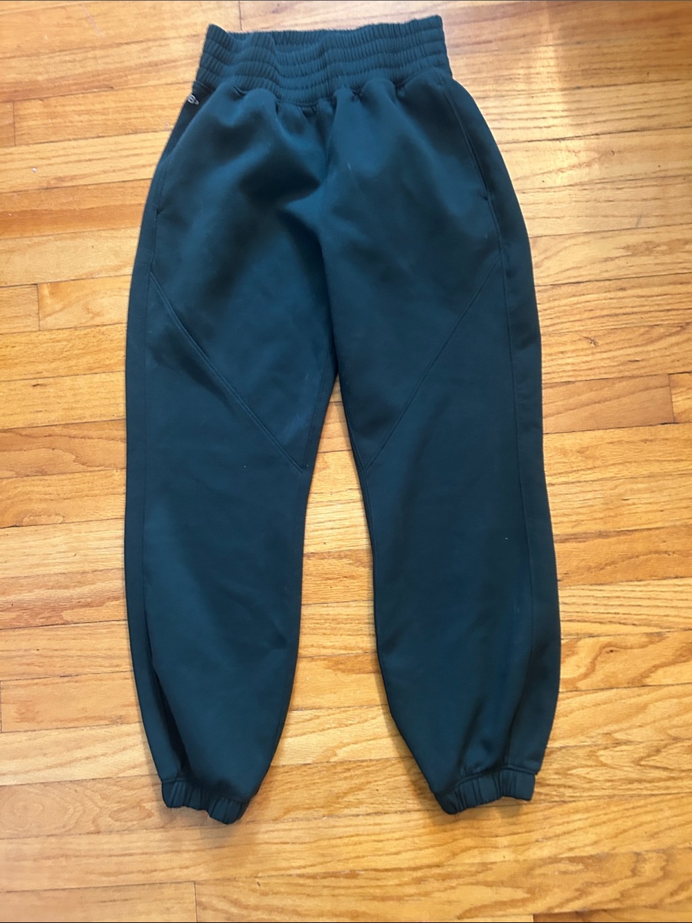 YPB neoKNIT XS Short Dark Teal Cozy Jogger Pants